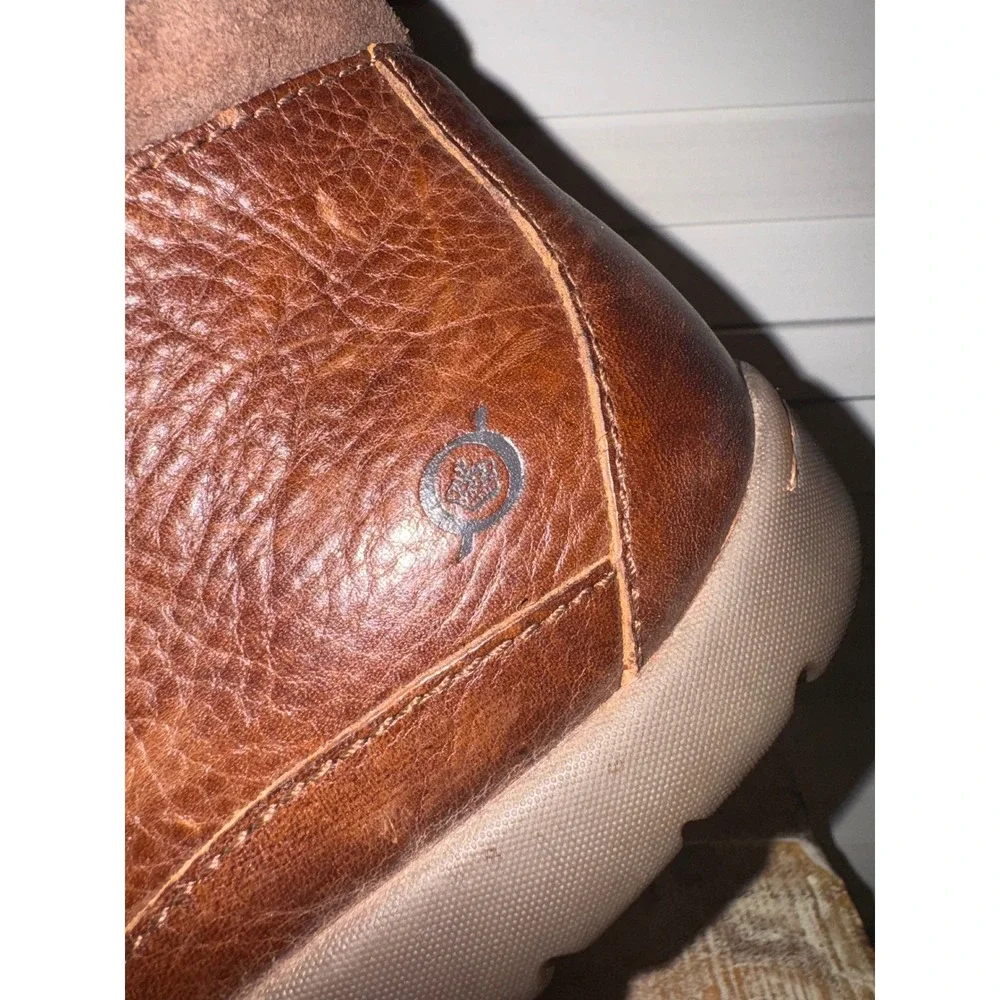 Born Mens Brown Leather Chukka Boots Lace Up Ankle Boots Size 13